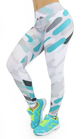 3054 Maripily Women Activewear Print Legging