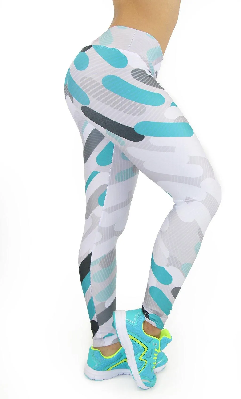 3054 Maripily Women Activewear Print Legging