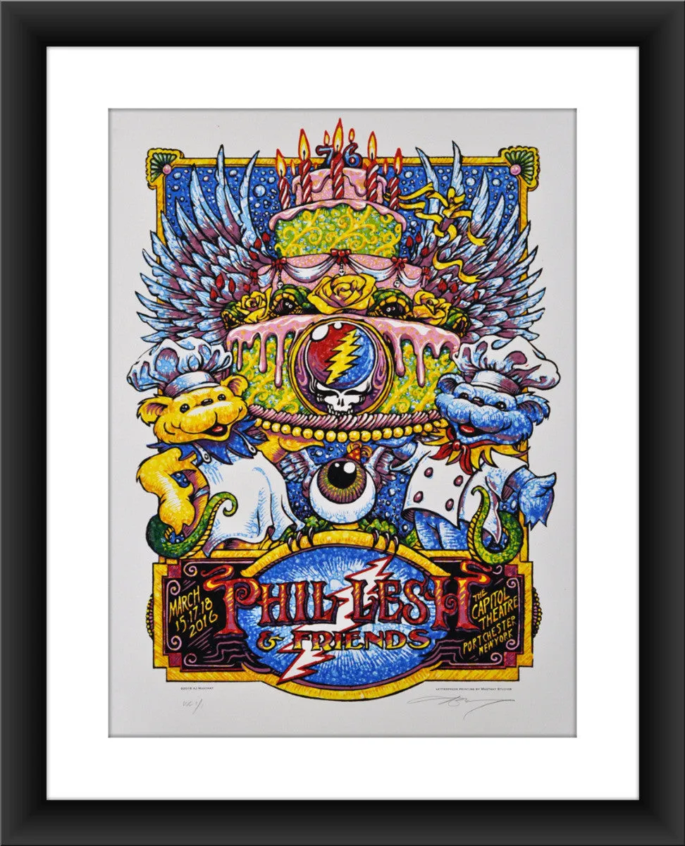 AJ Masthay "Phil Lesh & Friends - Capitol Theatre" Watercolor