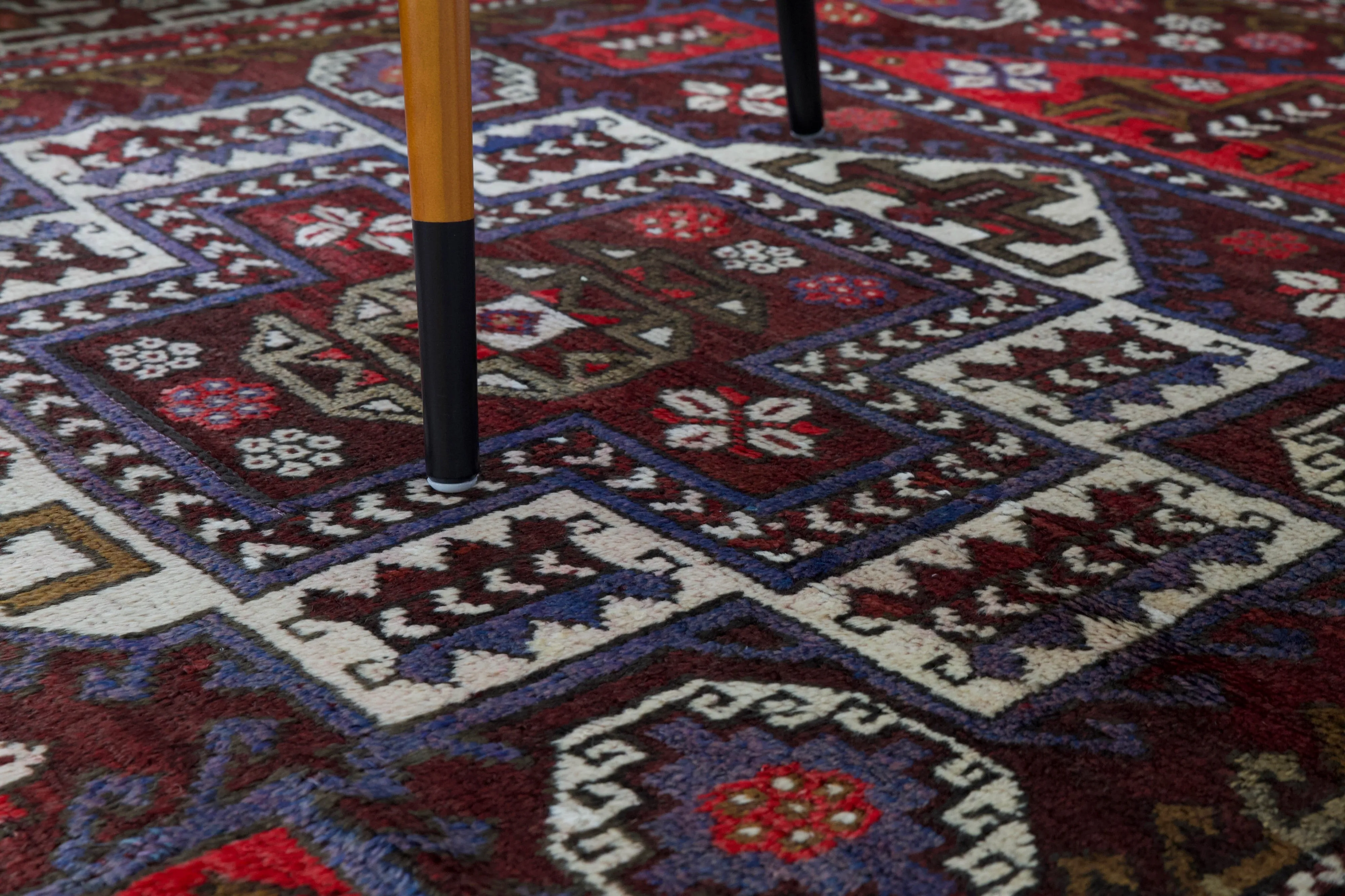 Antique Turkish Bergama Rug 6' x 8'7"