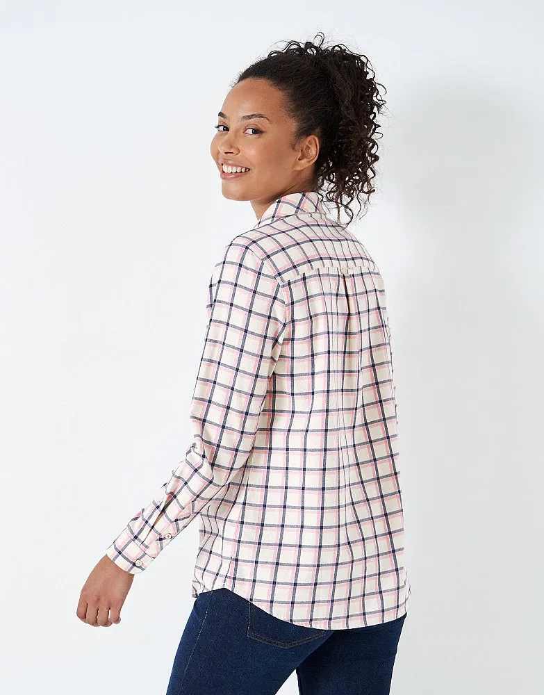 Crew Clothing Brushed Flannel Check Shirt