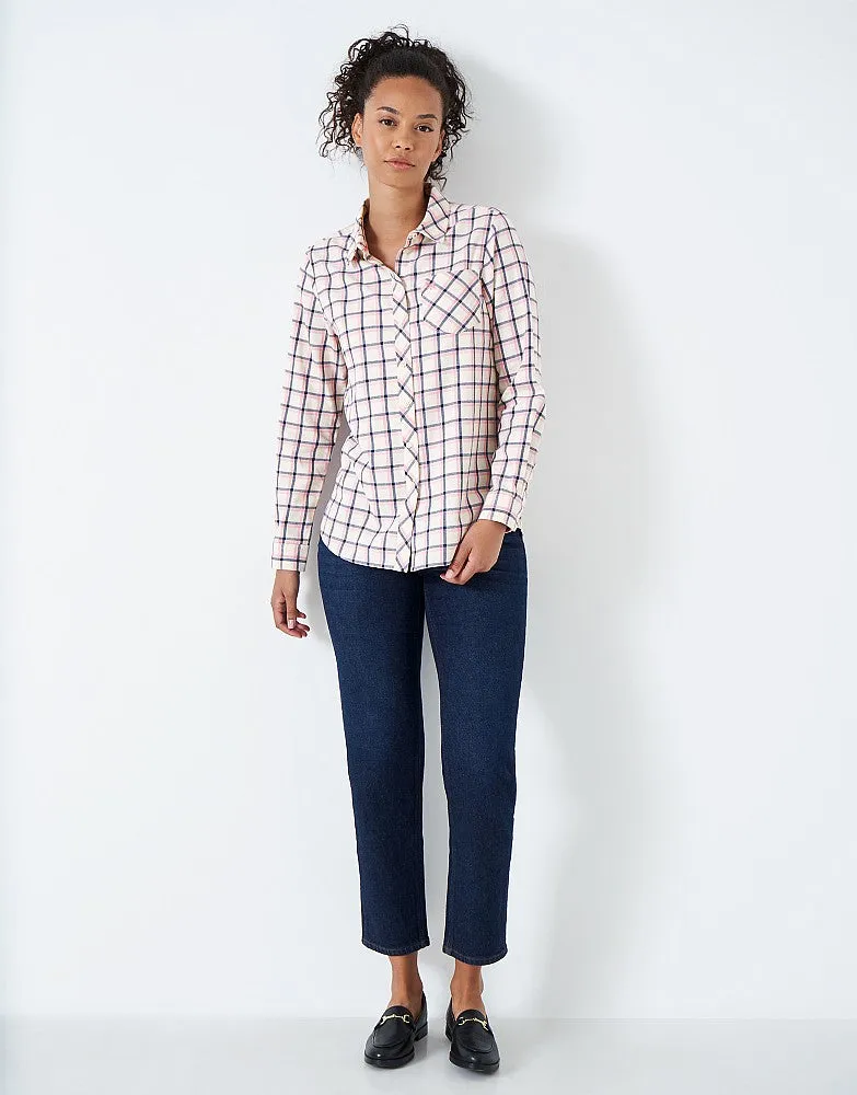 Crew Clothing Brushed Flannel Check Shirt