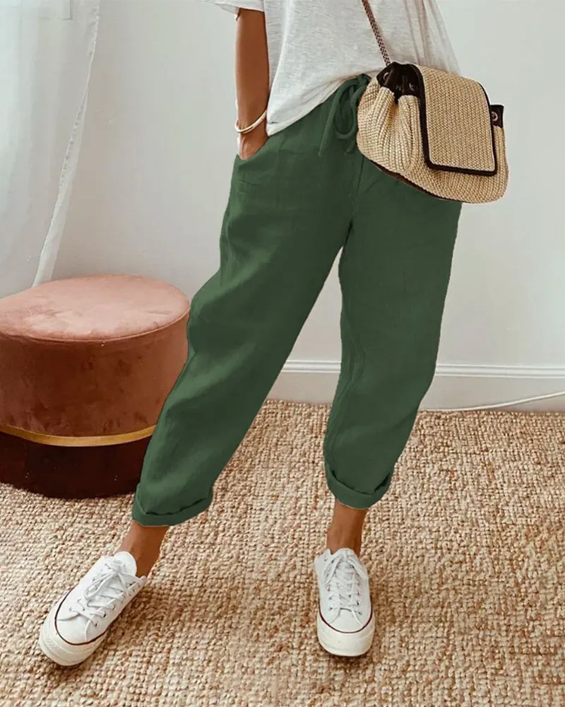 Daisy - Anti-Sweat Luxe Linen Pants