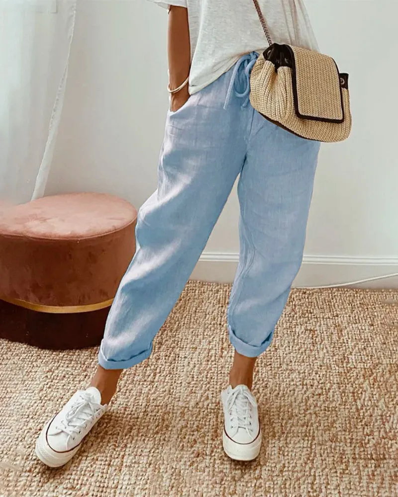 Daisy - Anti-Sweat Luxe Linen Pants