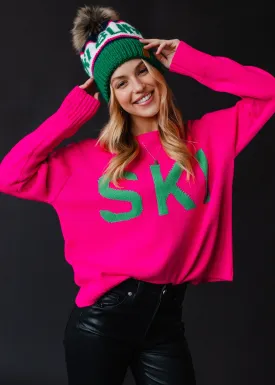 Frosted Melon Ski Sweater