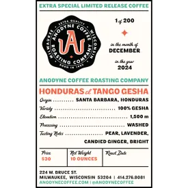 Honduras El Tango Gesha (December 6)