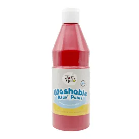 Jar Melo Washable Kids Paint 500ml - Red Color
