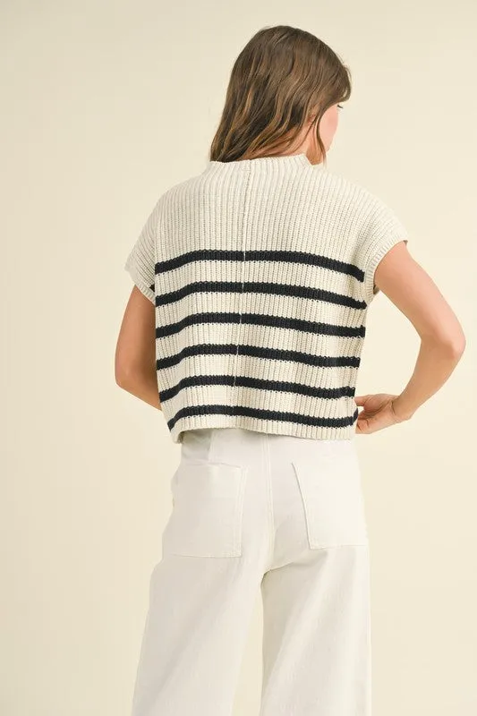 Kenzy Striped Knit Top