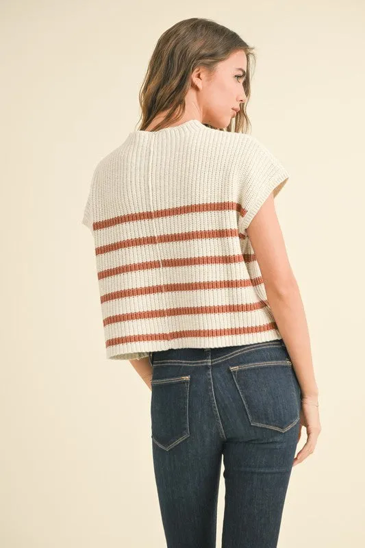 Kenzy Striped Knit Top