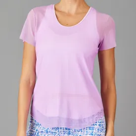 Lined Mesh Tee