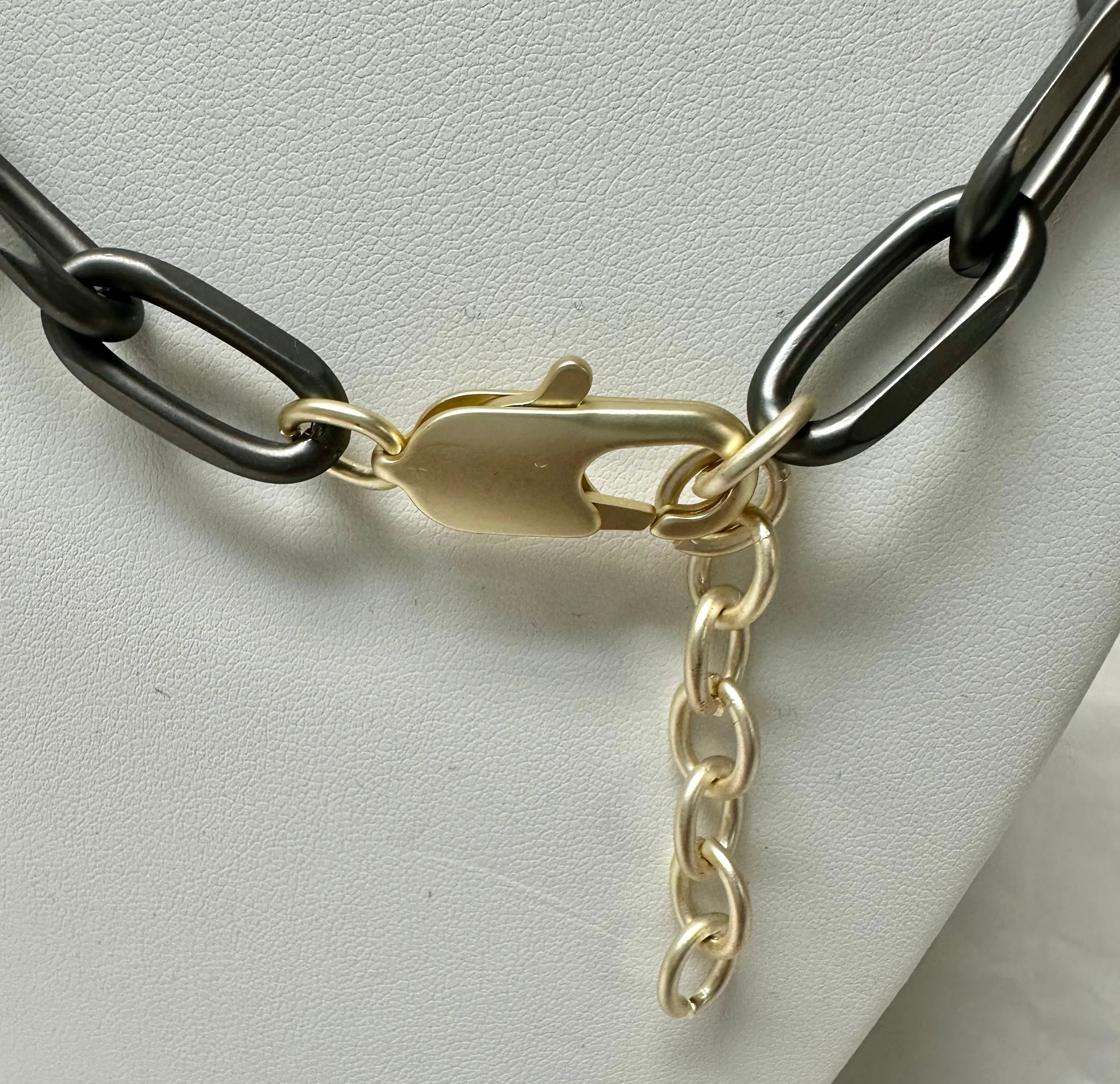 Matte Gunmetal Necklace