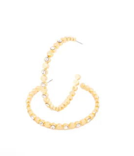 Michelle McDowell Gianna Large Gold Hoops