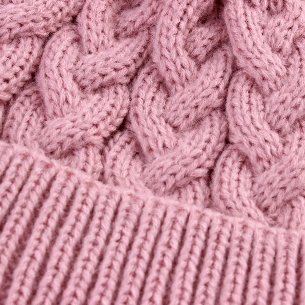 Mother & Baby Winter Warm Hats Set