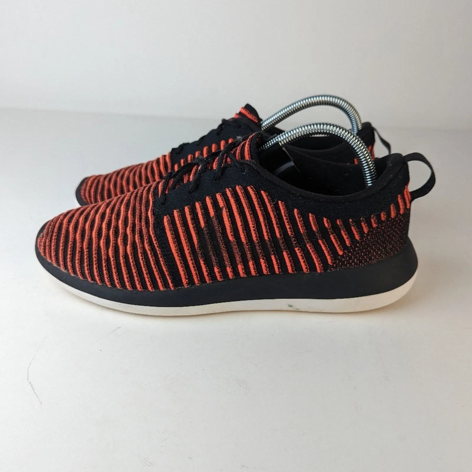 Nike Roshe Flyknit " Black Bright Crimson" - 10