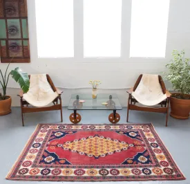 Old Turkish Aegean Dazkiri Rug