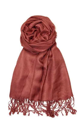 PP001-07 Coffee Pashmina Scarf