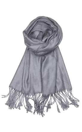 PP001-22 Grey Pashmina Scarf