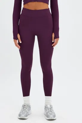 Purple Leggings Seamless Activewear
