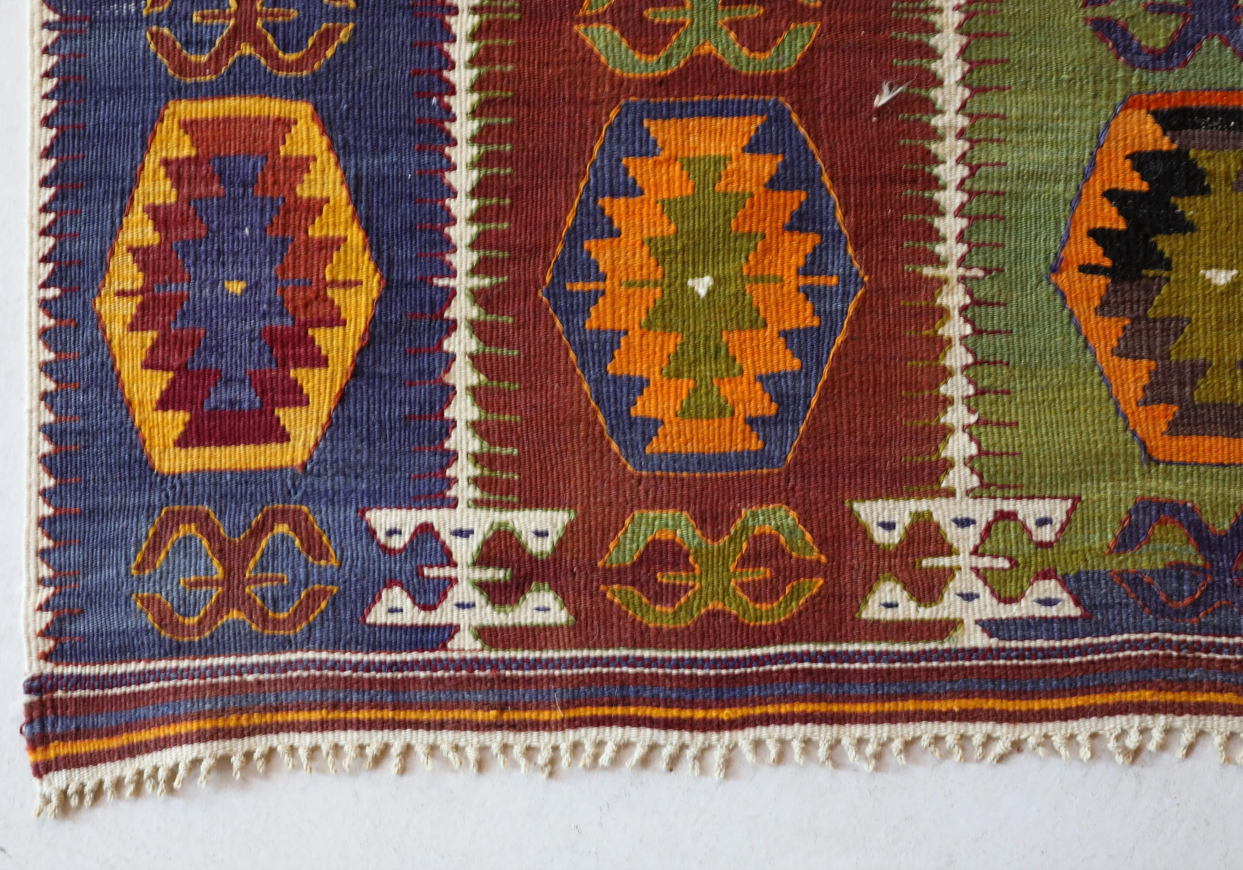 Vintage Antalya Barak Kilim Rug 5'5"x9'3"